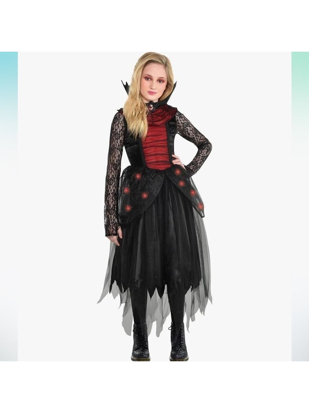 Twinkling Countess Light-Up Dress Girl Halloween Costume Medium 8-10